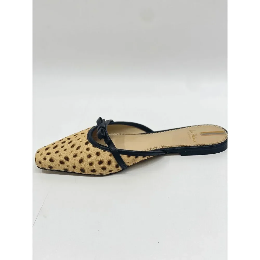 Sam Edelman Women's Carol Bow Tie Mules - Tan Cheetah 7M - Picture 3 of 7